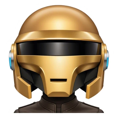 Daft punk one person with two heads sticker