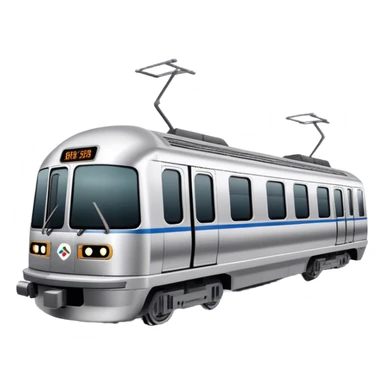 Subway Train (NYC) - Bombardier (Model Year: 2021) (Iconic colour: Silver) sticker