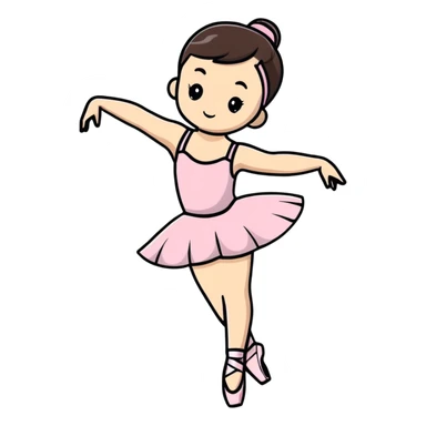 ballerina sticker