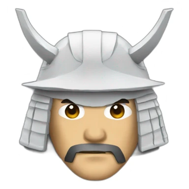 jean lassalle disguised as a samurai sticker