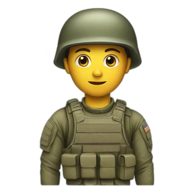 Special force soldier sticker