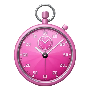 pink stopwatch  sticker