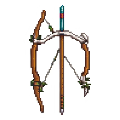 bow and arrow weapon from zelda sticker