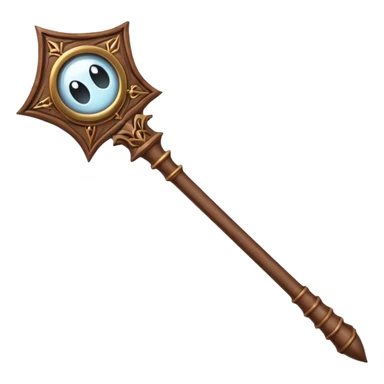 Harry Potter magic wand Brown  sticker
