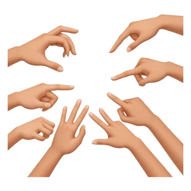 hands making a frame gesture with fingers and thumbs sticker