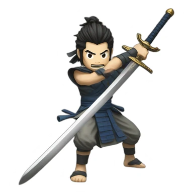 miyamoto mushashi unique epic,rarest  sword sticker