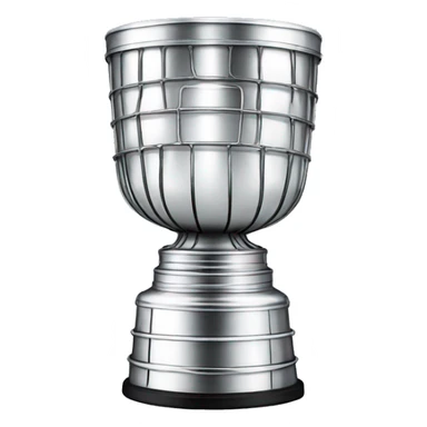 A white Stanley Cup sticker