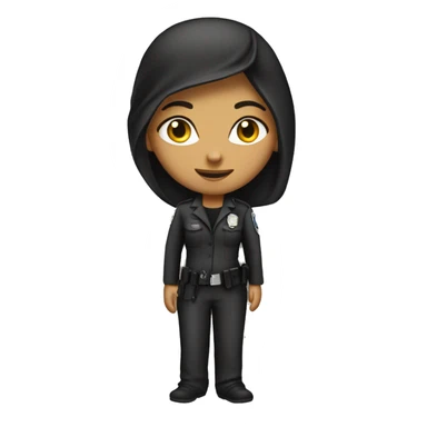 Criminal justice arab girl  sticker