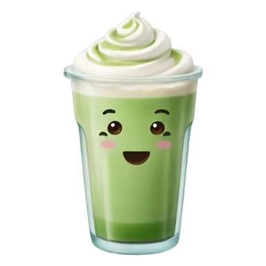 Ice matcha latte  sticker