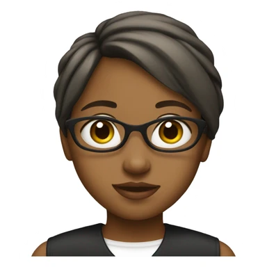 Girl with class sticker