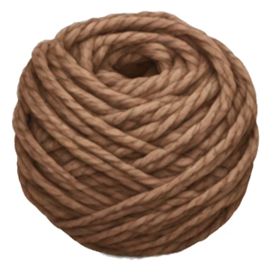 Yarn brown sticker