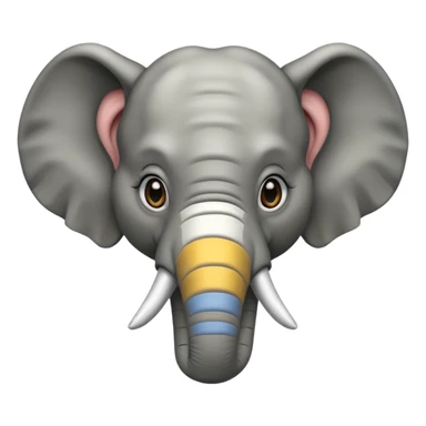 elefante cascut sticker
