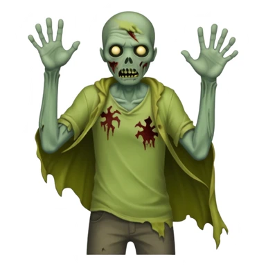 zombie wave sticker