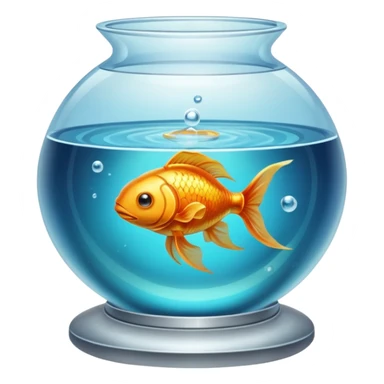 Alien spaceship goldfish  sticker