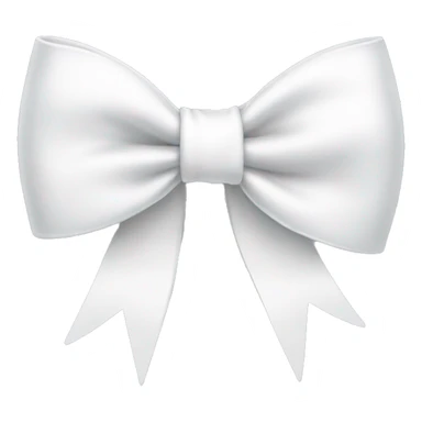 white bow sticker