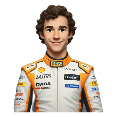 lando norris is f1 sticker