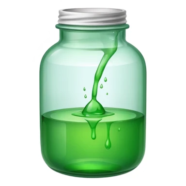 leaking from a chemical jar on the side and leaking some chemical    sticker