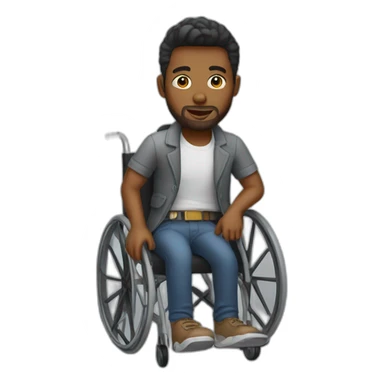 designer in a wheelchair sticker