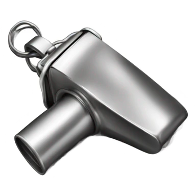 Basketball referee whistle sticker