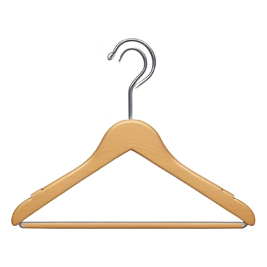 Clothes hanger that says Daniel’sCustoms  sticker