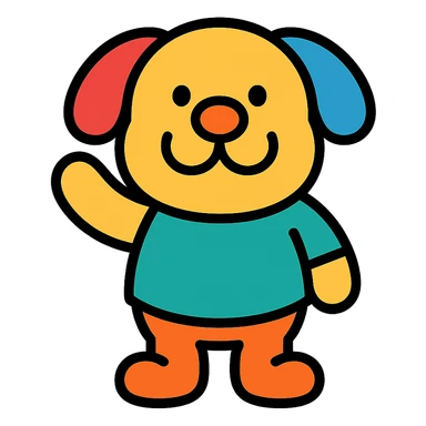 Trippi troppa, flat icon style, geometric forms, clean outline, subtle shading sticker