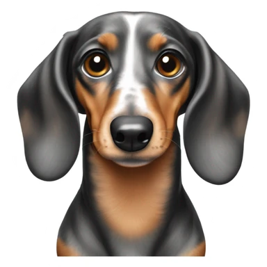 Isabella dapple dachshund  sticker