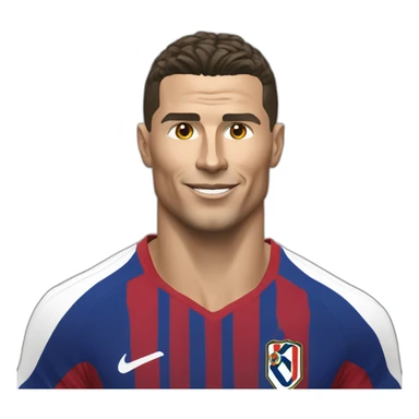Ronaldo a côté d'une chèvre sticker