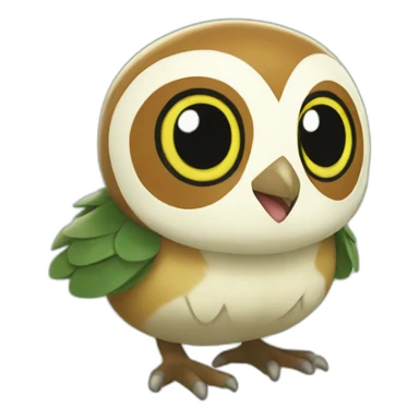 pokemon rowlet sticker