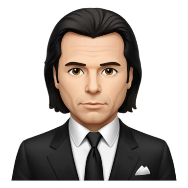 John Travolta as Vincent Vega in Pulp Fiction sticker