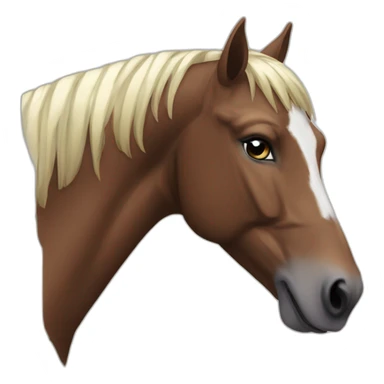 horse frison sticker