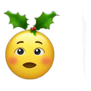 Holly with tablet sticker