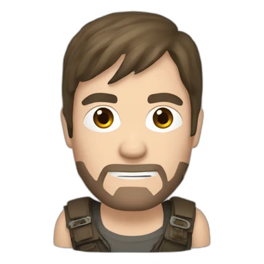 Daryl dixon-effeil tower sticker