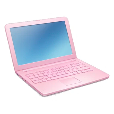 Light pink laptop sticker