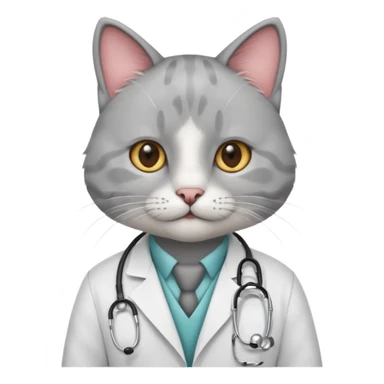 cat doctor sticker