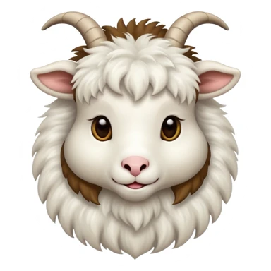 mohair goat emoji sticker