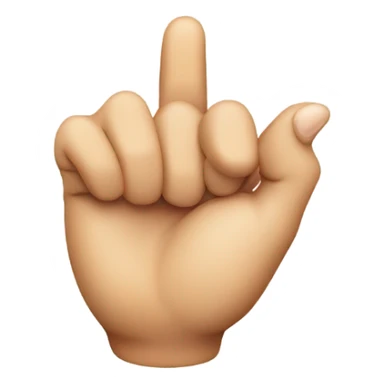 finger covering mouth sticker