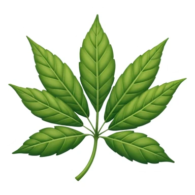 Hoja de mariguana sticker