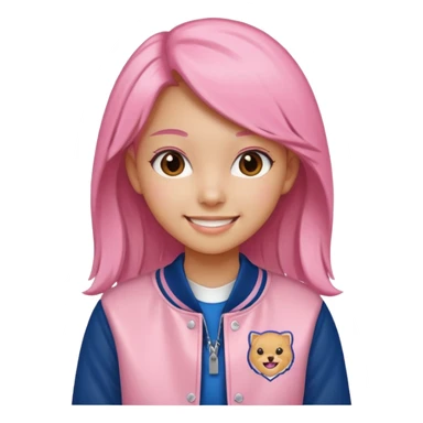 Pink highschool sticker