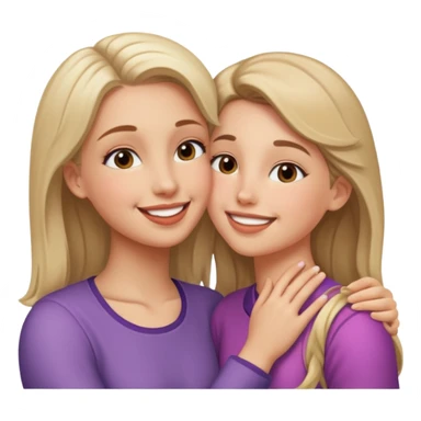 Someone kissing a girl  sticker