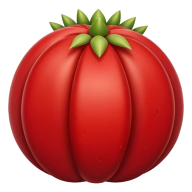 Stenocereus genus fruit without spikes, red and round sticker