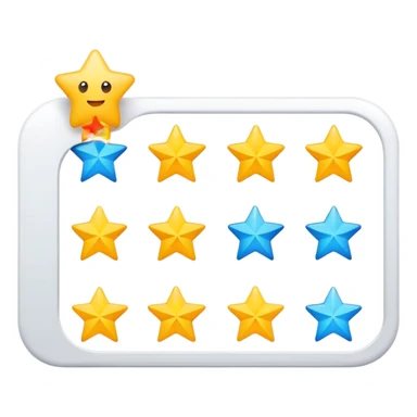Ratings and reviews sticker