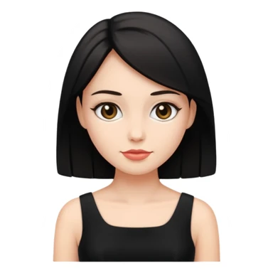 little black dress sticker