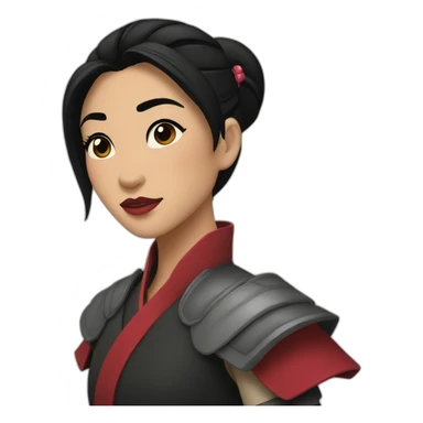 Blak mulan sticker