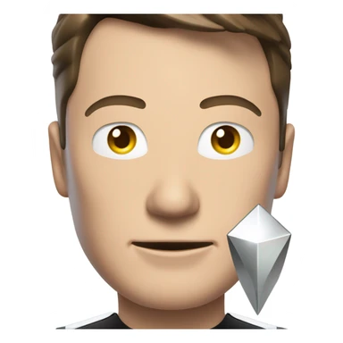 elon musk have silver play button sticker