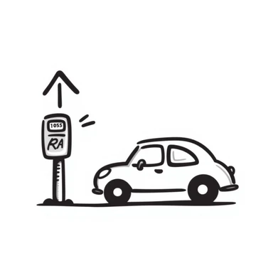 smart parking icon sticker