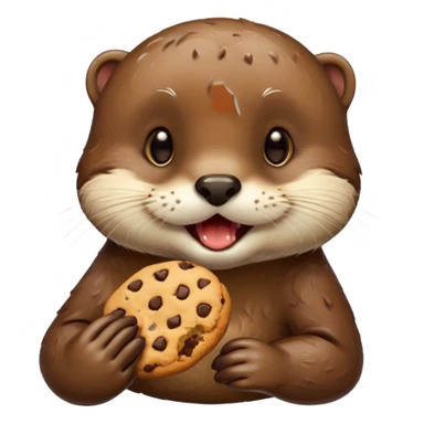 otter bite cookie sticker