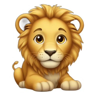 Baby lion  sticker