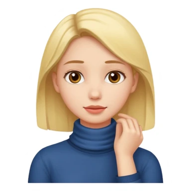 girl hand around neck sticker