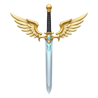 angel sword sticker