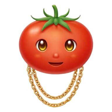 Tomato wearing jewelry  sticker